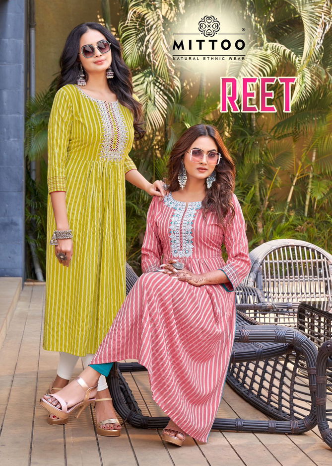 Reet By Mittoo 3001-3004 Designer Kurtis Catalog